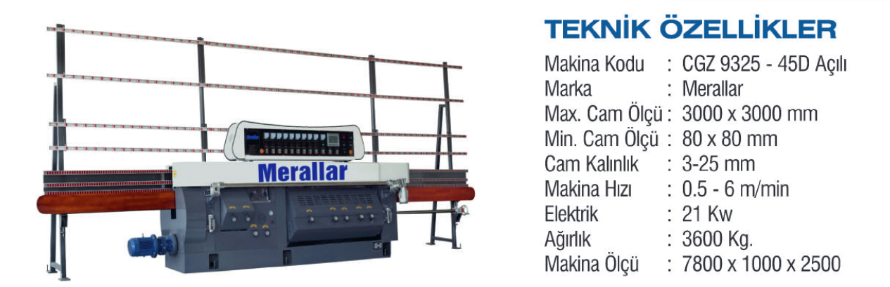 45 Açılı Dijital Rodaj Makinası